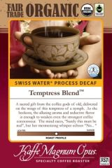 Fair Trade Organic Temptress Blend SWP Decaf Coffee
